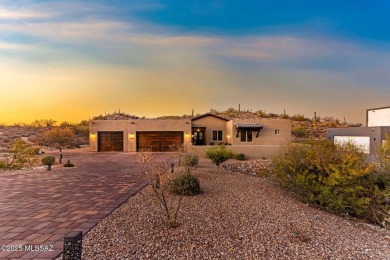 Modern Luxury meets Desert Elegance in this stunning 2023 custom on Starr Pass Golf Club in Arizona - for sale on GolfHomes.com, golf home, golf lot