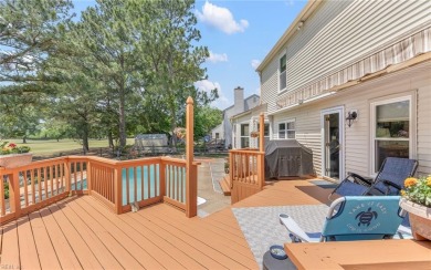 Classic Colonial with golf course views blends timeless charm on Honey Bee Golf Club in Virginia - for sale on GolfHomes.com, golf home, golf lot