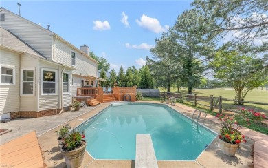Classic Colonial with golf course views blends timeless charm on Honey Bee Golf Club in Virginia - for sale on GolfHomes.com, golf home, golf lot