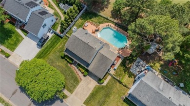 Classic Colonial with golf course views blends timeless charm on Honey Bee Golf Club in Virginia - for sale on GolfHomes.com, golf home, golf lot