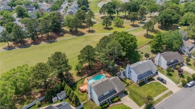 Classic Colonial with golf course views blends timeless charm on Honey Bee Golf Club in Virginia - for sale on GolfHomes.com, golf home, golf lot