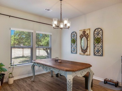 Beautiful one-story Blanco Valley Home tucked back in the gated on Vaaler Creek Golf Club in Texas - for sale on GolfHomes.com, golf home, golf lot