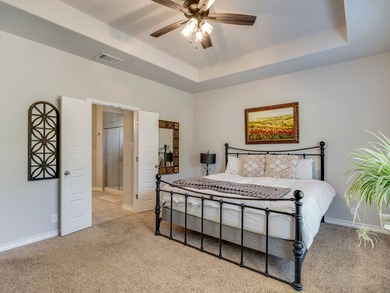 Beautiful one-story Blanco Valley Home tucked back in the gated on Vaaler Creek Golf Club in Texas - for sale on GolfHomes.com, golf home, golf lot