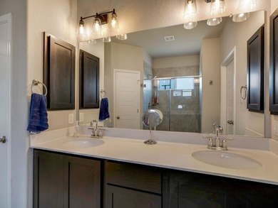 Beautiful one-story Blanco Valley Home tucked back in the gated on Vaaler Creek Golf Club in Texas - for sale on GolfHomes.com, golf home, golf lot