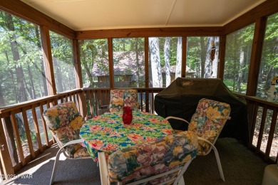 Cozy up in style in this beautifully maintained Poconos chalet on The Hideout Golf in Pennsylvania - for sale on GolfHomes.com, golf home, golf lot