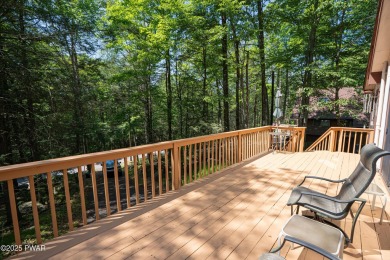 Cozy up in style in this beautifully maintained Poconos chalet on The Hideout Golf in Pennsylvania - for sale on GolfHomes.com, golf home, golf lot