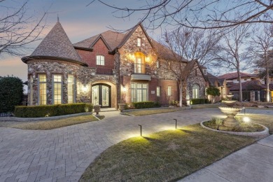 Guard gated Luxury Garvey custom home on top of Castle Hills' on The Lakes at Castle Hill Golf Club in Texas - for sale on GolfHomes.com, golf home, golf lot