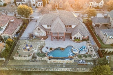 Guard gated Luxury Garvey custom home on top of Castle Hills' on The Lakes at Castle Hill Golf Club in Texas - for sale on GolfHomes.com, golf home, golf lot