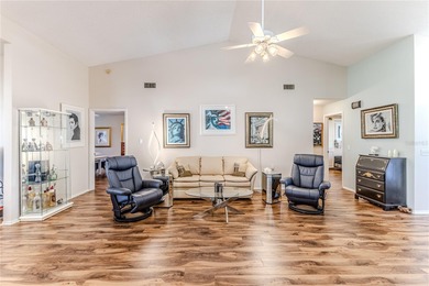 The POND Views are amazing at this beautifully updated, end unit on Timber Pines Golf Course in Florida - for sale on GolfHomes.com, golf home, golf lot