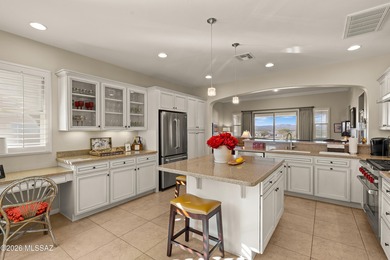 Perfectly positioned on the 13th fairway of the SaddleBrooke on Saddlebrooke Ranch Golf Club in Arizona - for sale on GolfHomes.com, golf home, golf lot