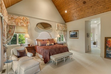 This custom home is noteworthy for its elegant stone facade on Cullasaja Club in North Carolina - for sale on GolfHomes.com, golf home, golf lot