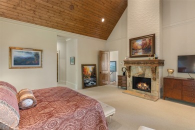 This custom home is noteworthy for its elegant stone facade on Cullasaja Club in North Carolina - for sale on GolfHomes.com, golf home, golf lot