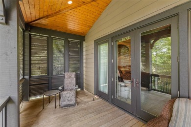 This custom home is noteworthy for its elegant stone facade on Cullasaja Club in North Carolina - for sale on GolfHomes.com, golf home, golf lot
