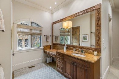 This custom home is noteworthy for its elegant stone facade on Cullasaja Club in North Carolina - for sale on GolfHomes.com, golf home, golf lot