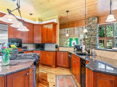 This impressive home boasts a distinctive yet captivating on Lake Toxaway Country Club in North Carolina - for sale on GolfHomes.com, golf home, golf lot