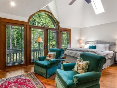 This impressive home boasts a distinctive yet captivating on Lake Toxaway Country Club in North Carolina - for sale on GolfHomes.com, golf home, golf lot