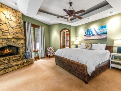This impressive home boasts a distinctive yet captivating on Lake Toxaway Country Club in North Carolina - for sale on GolfHomes.com, golf home, golf lot