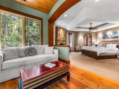This impressive home boasts a distinctive yet captivating on Lake Toxaway Country Club in North Carolina - for sale on GolfHomes.com, golf home, golf lot
