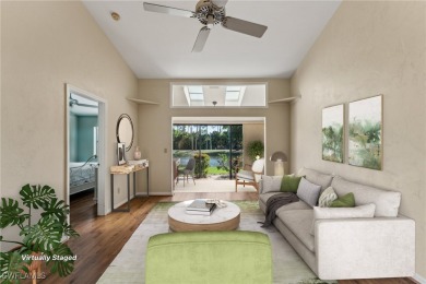 Enjoy breathtaking lake views from this inviting 2-bedroom on Cross Creek Country Club in Florida - for sale on GolfHomes.com, golf home, golf lot