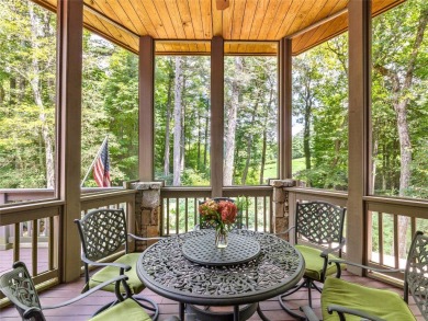 This impressive home boasts a distinctive yet captivating on Lake Toxaway Country Club in North Carolina - for sale on GolfHomes.com, golf home, golf lot