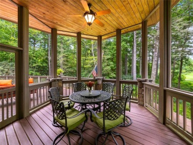 This impressive home boasts a distinctive yet captivating on Lake Toxaway Country Club in North Carolina - for sale on GolfHomes.com, golf home, golf lot