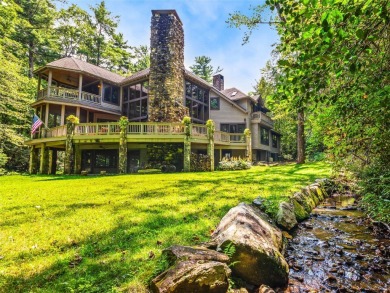 This impressive home boasts a distinctive yet captivating on Lake Toxaway Country Club in North Carolina - for sale on GolfHomes.com, golf home, golf lot