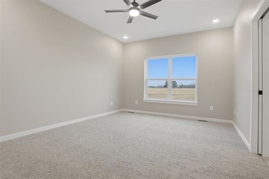 Recently finished, new construction, ranch style home that on Washington Golf and Country Club in Iowa - for sale on GolfHomes.com, golf home, golf lot