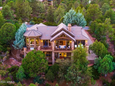 Perched on a hillside, nestled in a private cul-de-sac, and on The Golf Club At Chaparral Pines in Arizona - for sale on GolfHomes.com, golf home, golf lot