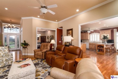 Exceptional quality within this luxurious custom-built home that on Lincoln Trail Country Club in Kentucky - for sale on GolfHomes.com, golf home, golf lot