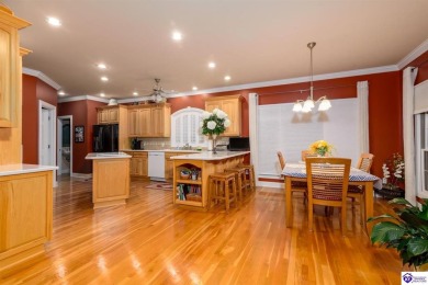 Exceptional quality within this luxurious custom-built home that on Lincoln Trail Country Club in Kentucky - for sale on GolfHomes.com, golf home, golf lot