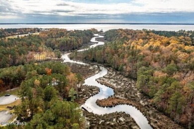 Easy, flat, elevated homesite.  500' to the park, the heart of on Minnesott Golf and Country Club in North Carolina - for sale on GolfHomes.com, golf home, golf lot