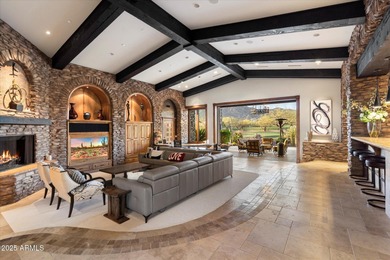 Beautifully crafted by Cullum Homes, this 7,468 sq ft estate in on Desert Mountain - Outlaw Golf Course in Arizona - for sale on GolfHomes.com, golf home, golf lot