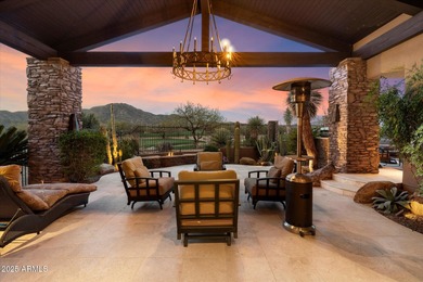 Beautifully crafted by Cullum Homes, this 7,468 sq ft estate in on Desert Mountain - Outlaw Golf Course in Arizona - for sale on GolfHomes.com, golf home, golf lot