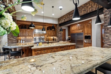 Beautifully crafted by Cullum Homes, this 7,468 sq ft estate in on Desert Mountain - Outlaw Golf Course in Arizona - for sale on GolfHomes.com, golf home, golf lot