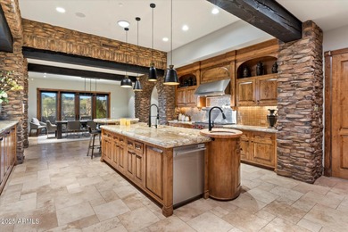 Beautifully crafted by Cullum Homes, this 7,468 sq ft estate in on Desert Mountain - Outlaw Golf Course in Arizona - for sale on GolfHomes.com, golf home, golf lot