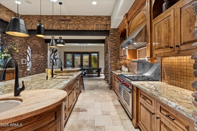 Beautifully crafted by Cullum Homes, this 7,468 sq ft estate in on Desert Mountain - Outlaw Golf Course in Arizona - for sale on GolfHomes.com, golf home, golf lot