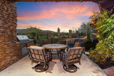 Beautifully crafted by Cullum Homes, this 7,468 sq ft estate in on Desert Mountain - Outlaw Golf Course in Arizona - for sale on GolfHomes.com, golf home, golf lot