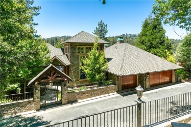 Introducing a magnificent luxury custom-built home by renowned on Lake Arrowhead Country Club in California - for sale on GolfHomes.com, golf home, golf lot
