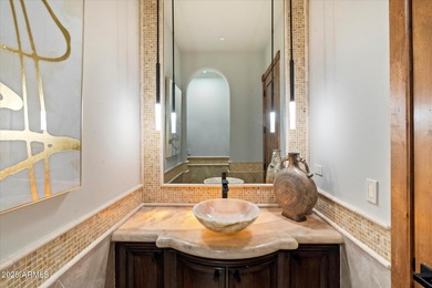 Beautifully crafted by Cullum Homes, this 7,468 sq ft estate in on Desert Mountain - Outlaw Golf Course in Arizona - for sale on GolfHomes.com, golf home, golf lot