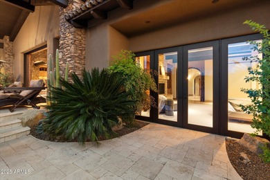 Beautifully crafted by Cullum Homes, this 7,468 sq ft estate in on Desert Mountain - Outlaw Golf Course in Arizona - for sale on GolfHomes.com, golf home, golf lot