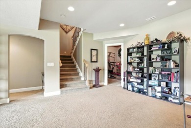 This executive custom  home is located on an extra large lot on Fox Run Golf Course in Iowa - for sale on GolfHomes.com, golf home, golf lot