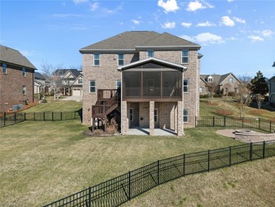 This stunning home truly has it all! Main level primary suite on Salem Glen Country Club in North Carolina - for sale on GolfHomes.com, golf home, golf lot