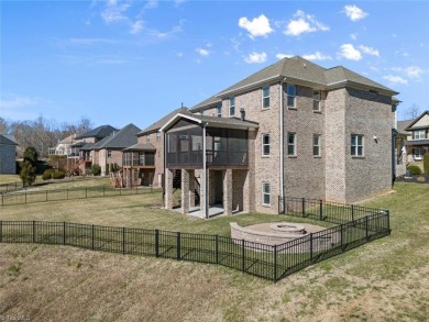 This stunning home truly has it all! Main level primary suite on Salem Glen Country Club in North Carolina - for sale on GolfHomes.com, golf home, golf lot