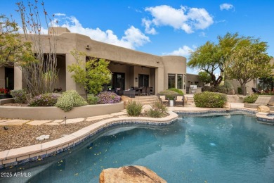 This beautifully updated Contemporary Southwest residence offers on Troon Country Club in Arizona - for sale on GolfHomes.com, golf home, golf lot