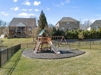 This stunning home truly has it all! Main level primary suite on Salem Glen Country Club in North Carolina - for sale on GolfHomes.com, golf home, golf lot