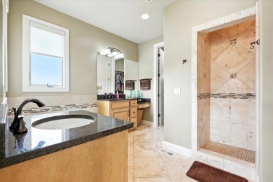 This executive custom  home is located on an extra large lot on Fox Run Golf Course in Iowa - for sale on GolfHomes.com, golf home, golf lot