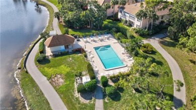 Gorgeous corner unit on the second floor with vaulted ceilings on Bentley Village Golf Course in Florida - for sale on GolfHomes.com, golf home, golf lot