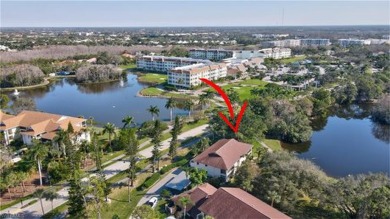 Gorgeous corner unit on the second floor with vaulted ceilings on Bentley Village Golf Course in Florida - for sale on GolfHomes.com, golf home, golf lot