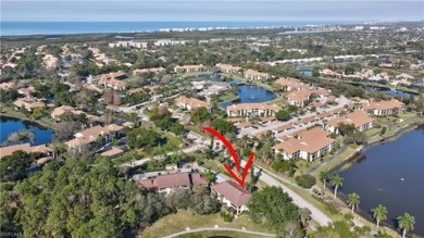 Gorgeous corner unit on the second floor with vaulted ceilings on Bentley Village Golf Course in Florida - for sale on GolfHomes.com, golf home, golf lot