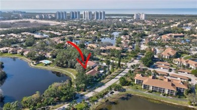 Gorgeous corner unit on the second floor with vaulted ceilings on Bentley Village Golf Course in Florida - for sale on GolfHomes.com, golf home, golf lot